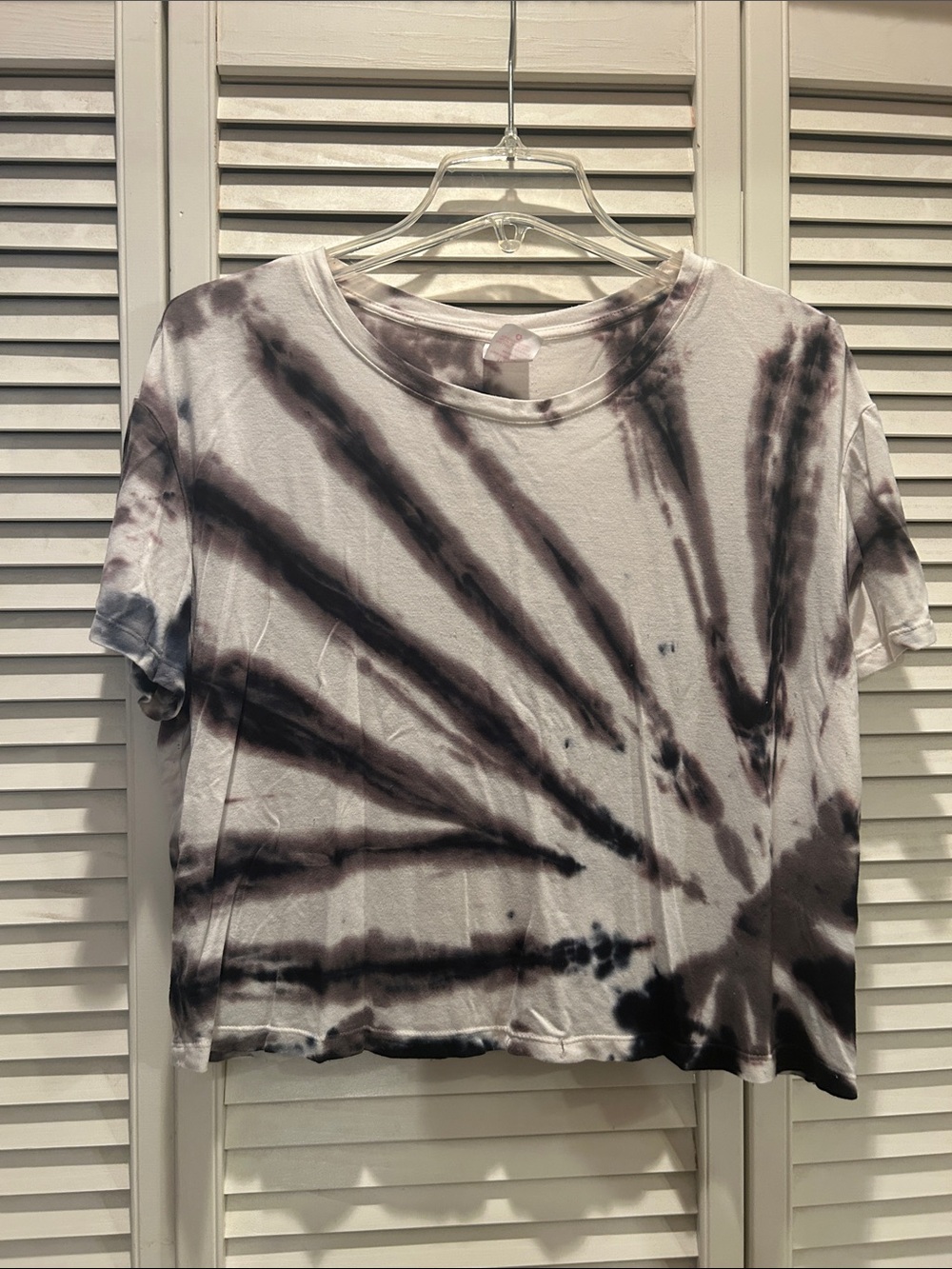 Tie-Dye Short Sleeve Crop Tee